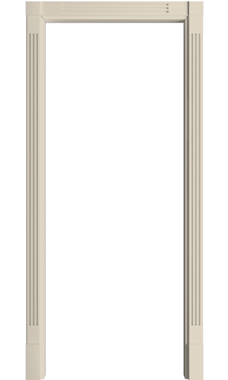 Дверь Квадро 6 с окантовкой