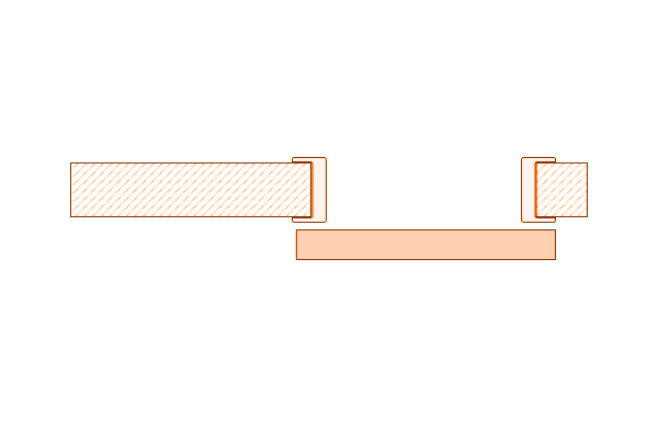 Схема передвижения одностворчатых дверей